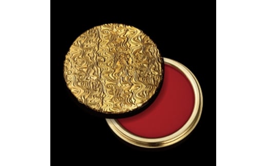 朱肉ケース ダマスカス ゴールド【1104145】