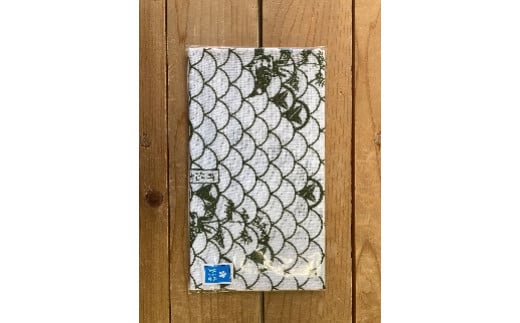 可児才蔵　手ぬぐい（緑） [AVBG002]