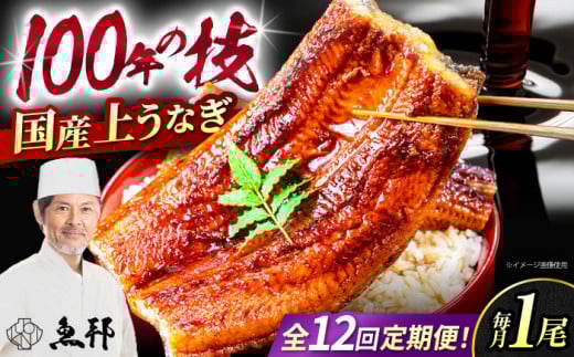【12回定期便】国産上うなぎ蒲焼 1尾 約150g / 鰻 ウナギ うなぎ 蒲焼き / 御嵩町 / 鰻 季節料理 魚邦 [AVBH010]