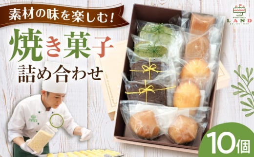 焼き菓子詰め合わせ 10個入り / クッキー ビスケット おこし 焼菓子 洋菓子 詰め合わせ 菓子折り お菓子 ギフト スイーツ セット / 御嵩町 / パティスリーランド [AVAX006]