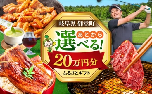 【あとから選べる】 岐阜県御嵩町ふるさとギフト 20万円分  飛騨牛 うなぎ ゴルフ場 あとから ギフト [AVBM012]