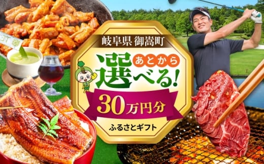 【あとから選べる】 岐阜県御嵩町ふるさとギフト 30万円分  飛騨牛 うなぎ ゴルフ場 あとから ギフト [AVBM013]