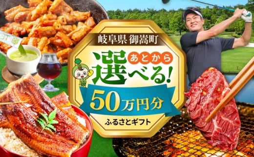 【あとから選べる】 岐阜県御嵩町ふるさとギフト 50万円分  飛騨牛 うなぎ ゴルフ場 あとから ギフト [AVBM014]