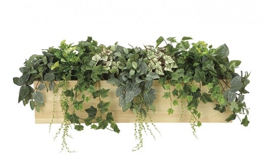 光の楽園　ウッドボックスL【配送不可：北海道・沖縄・離島】 雑貨 日用品 植物 造花 [№5786-2577]