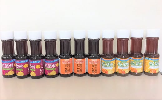 【1977年創業】野菜村　2種の玉ねぎドレッシングと玉ねぎぽん酢　11本セット [№5786-3278]