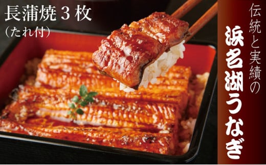 浜名湖うなぎ長蒲焼　3枚入【配送不可：離島】 [№5786-3422]
