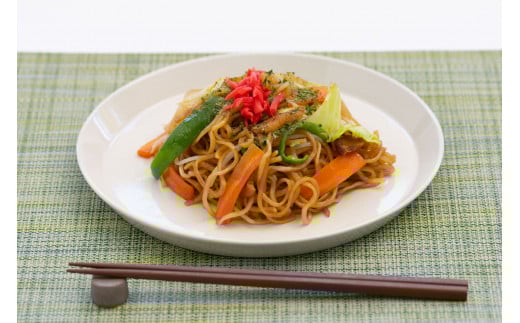 0012-01-06. ご当地グルメセット その1(富士宮やきそば8食・虹鱒甘露煮)