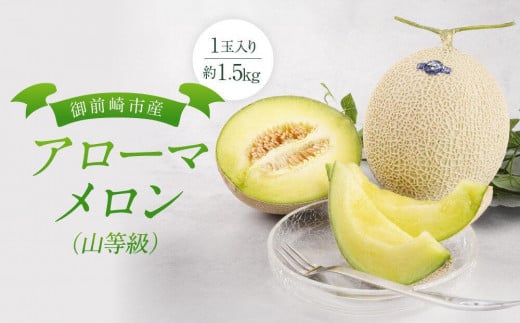 御前崎市産アローマメロン(山等級)1玉入り