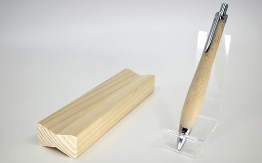 CHIGIRI 檜 あいち認証材木軸ボールペン＆ペントレイセット
