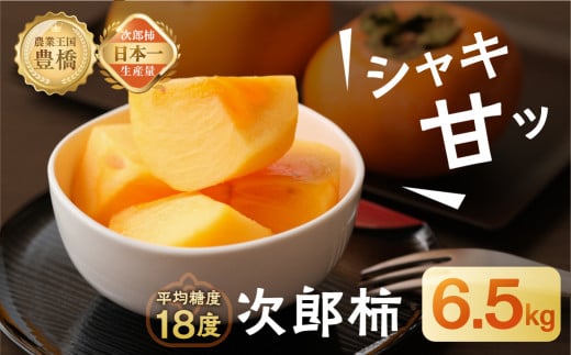 ≪先行予約≫次郎柿 6.5kg