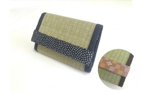 天然イ草の香り満点　畳名刺入れ　色：ピンク