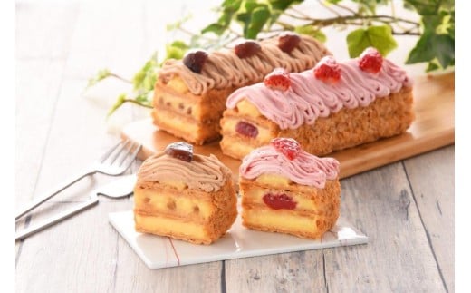 魔法のミルフィーユセット（栗＆苺）※北海道・沖縄・離島への配送不可