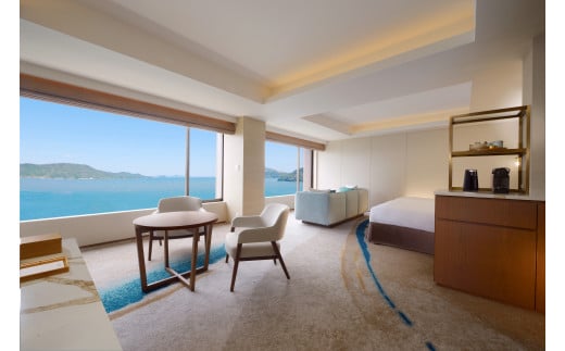 580-01≪ラグジュアリープラン≫鳥羽国際ホテル オーシャンビュースイート・クラブ〈クラブラウンジアクセス付き〉　夕食は料理長おまかせコース（ 1泊夕朝食付 ペア宿泊券）