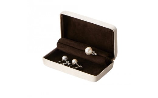 104 アクセサリー ケース アイボリー ／ 原口 ジュエリー 指輪 ゆびわ ピアス イヤリング 収納 小物入れ 三重県 度会町 伊勢志摩