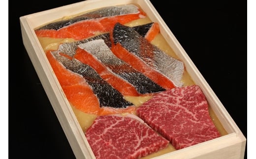 琵琶マスと近江牛西京味噌漬けセット