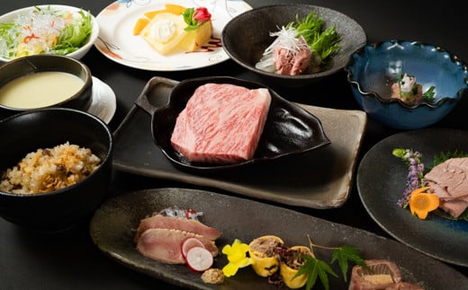 れすとらん松喜屋本店ペアお食事券「創作割烹コース」/ ギフト のし 熨斗 お歳暮