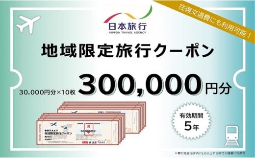 京都府宮津市　日本旅行　地域限定旅行クーポン300,000円分[№5716-0270]