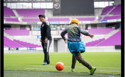 8.京都サンガF.C.とともに進める「サッカーのまち」づくりを応援！
