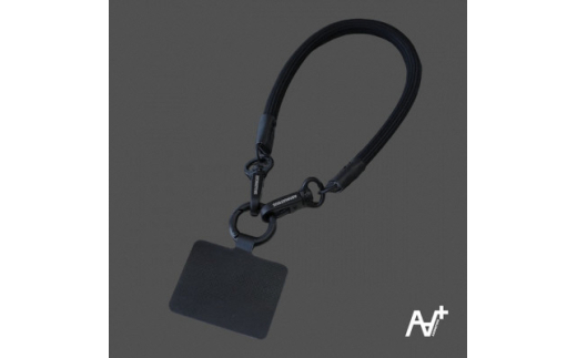 loops(ブラック)普段使いのスマホ、キャンプや登山などのアウトドアでも大活躍のマルチストラップ【1582416】