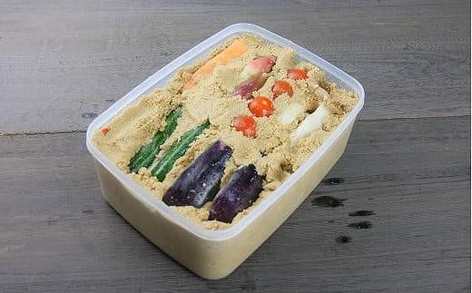 北野農園 泉州水なす農園自慢!無添加 熟成ぬか床(タッパー容器)