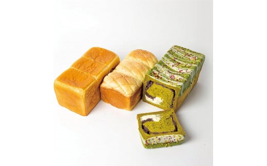 高級食パン 3種3本 食べ比べセット プレミアムシリーズ(角型食パン/メロン食パン/抹茶あずき&マスカルポーネ食パン)3本セット 角型 メロン 抹茶