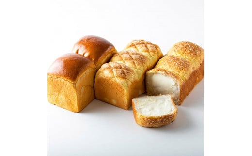 高級食パン 高級金賞食パン3種3本セット（山型／メロン／チーズ）