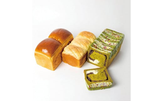 高級食パン 高級金賞食パン3種3本セット(山型/メロン/抹茶&マスカルポーネ)