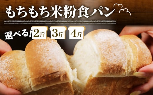 もちもち 米粉 食パン 3斤 冷凍 パン ゆるグルテンフリー 無添加 米粉パン 冷凍パン パンセット お試し ヘルシー 朝食 おやつ 大阪府 松原市