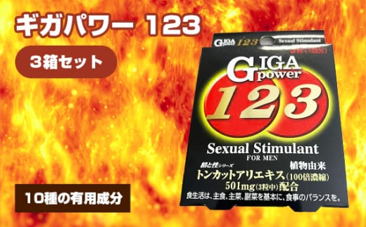 No.328 ギガパワー 123 3箱セット / サプリメント サプリ 大阪府