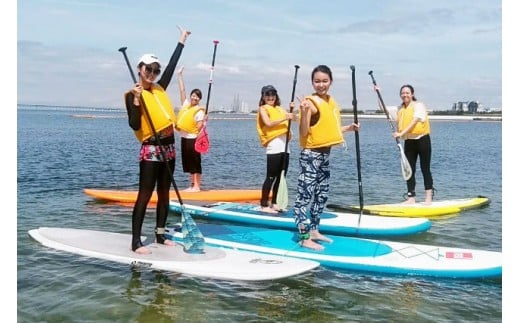【泉南・サザンビーチ】 スタンドアップ パドル 90分 体験 スクール 1名様【043D-001】
