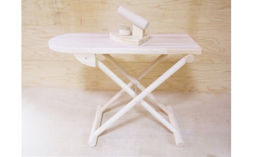 手作り木製 アイロンとアイロン台 本物にはつかえません【007C-056】