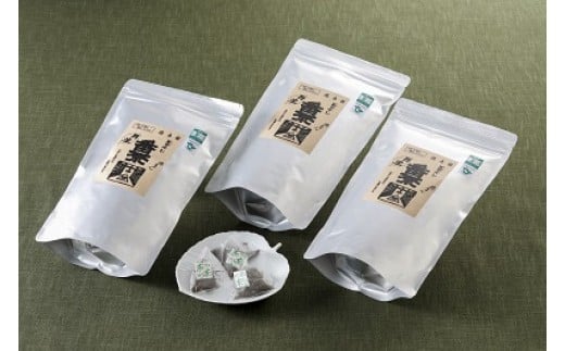丹波・有機栽培 天日干し赤ちゃん番茶テトラ(2g×50個入り)3袋