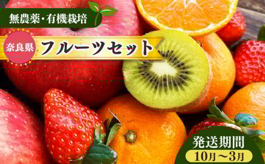 生命の農法( 無化学農薬 ・ 無化学肥料栽培 ) 季節 の フルーツ セット  |  果物 くだもの 詰め合わせ  デザート 果実 りんご みかん キウイ 八朔  いちご カキ 柿 キウイフルーツ イチゴ 苺 ふじ 王林 ジョナ 等 有機 農法   無 化学 農薬 奈良県 五條市 人気 送料無料 青果 安心安全 国産 新鮮アレンジ 旬 虫食い跡 キズ 傷 冷蔵 産地直送 慈光会自然食品販売所