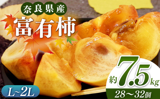 奈良 の 富有柿 (約 7.5kg ) | フルーツ くだもの 果物 柿 かき カキ 奈良県 五條市 果実 11月 12月 発送 秋 旬 味覚 グルメ お取り寄せ 送料無料 大容量 農家直送 産地直送 ビタミン タンニン 食物繊維 豊富 美容 健康 福西農園 特産品 多汁 甘い 柔らかい ジューシー 甘柿 やわらかい 有機質肥料