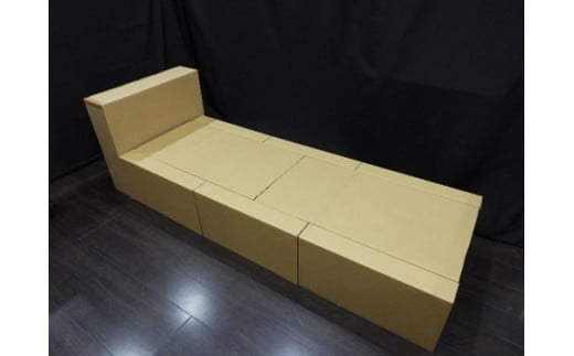 段ボールベッド プレリーブNT900 / 簡易ベッド 組立簡単 丈夫 緊急時 防災グッズ 避難グッズ 備蓄品 臨時 睡眠【boxu002】