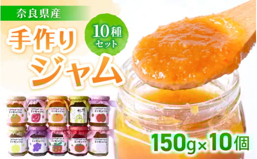 手作り ジャム10種セット/お取り寄せ いちじく 梅 柿 トマト りんご ミックス など【ekik001】