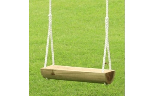 木製 ブランコ 椅子 単品 ( 無塗装 ) | アスレチック 遊具 公園 自然工房 奈良県上北山村 国産木材 新築 お祝い プレゼント 入学 入園