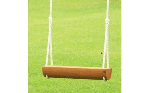 木製 ブランコ 椅子 単品 ( カーキ ) | アスレチック 遊具 公園 自然工房 奈良県上北山村 国産木材 新築 お祝い プレゼント 入学 入園