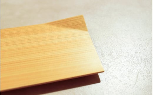 紀州材（ひのき）銘々皿　杢美-Mokuharu-　お皿 食器 木製【mkh017】