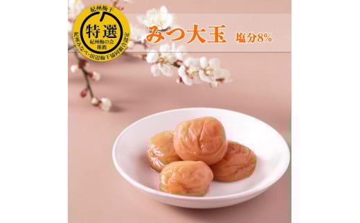 はちみつ梅 梅干し 紀州南高梅 大粒 みつ大玉 800g(塩分8%) 高級 mryms001A