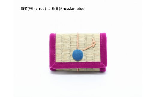 inoca  CASE　CARD【葡萄×紺青】