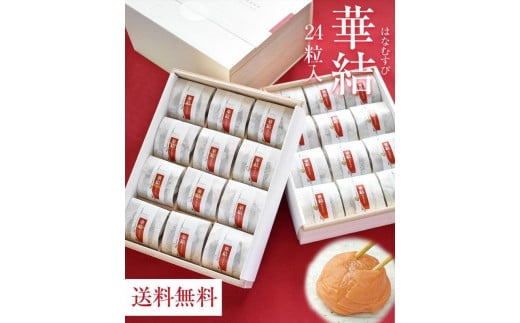 紀州特選南高梅 華結24粒(あまみつ)