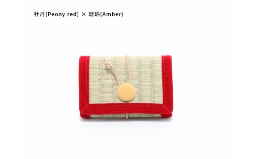 inoca  CASE　CARD【牡丹×琥珀】