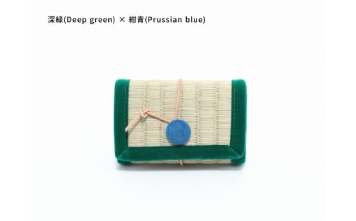inoca  CASE　CARD【深緑×紺青】