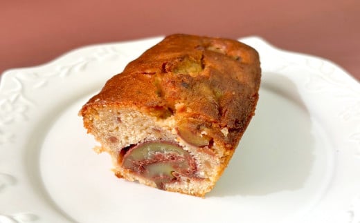 大粒和栗のパウンドケーキ(2本入り)【パウンドケーキ ケーキ 洋菓子 焼菓子 お菓子 デザート 季節限定 期間限定 和栗 わぐり 大粒和栗 スイーツ おやつ 贈り物 プレゼント お取り寄せ お祝い 島根県 益田市】