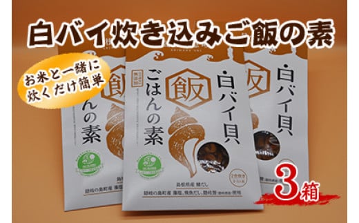 1301 白バイ炊き込みご飯の素(3箱)