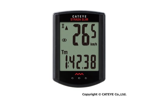 自転車用ワイヤレスサイクロコンピュータ STRADA SLIM [CC-RD310W] キャットアイ 自転車 防水 後付け 岡山 赤磐市