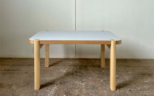 No.110 1.2.3で組み立てるちょっとのテーブル / 家具 ローテーブル リバーシブル 手作り 山口県