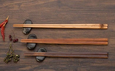 煤竹（すすたけ）箸セットB