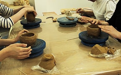 大谷焼手びねり作陶体験 2名分（大西陶器）